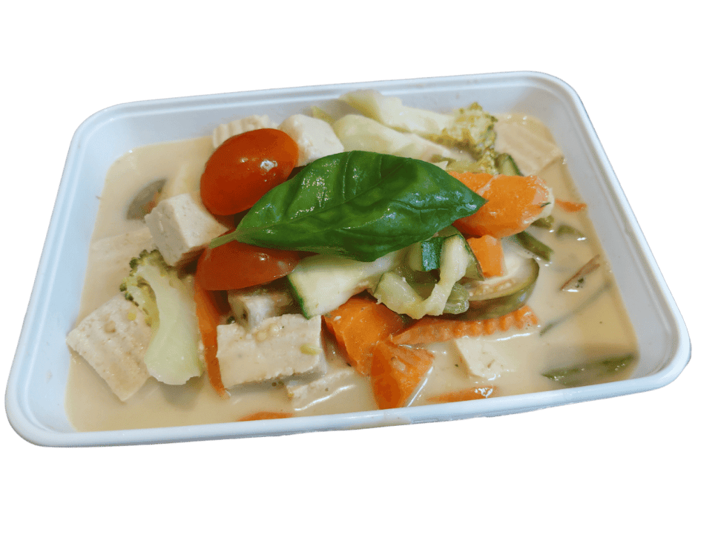 Kaeng Kieuw Waan Tahu vegetarische romige Thaise curry